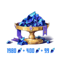 Pack Icon 1980Opals + 499 Bonus