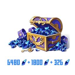 Pack Icon 6480Opals + 2126 Bonus
